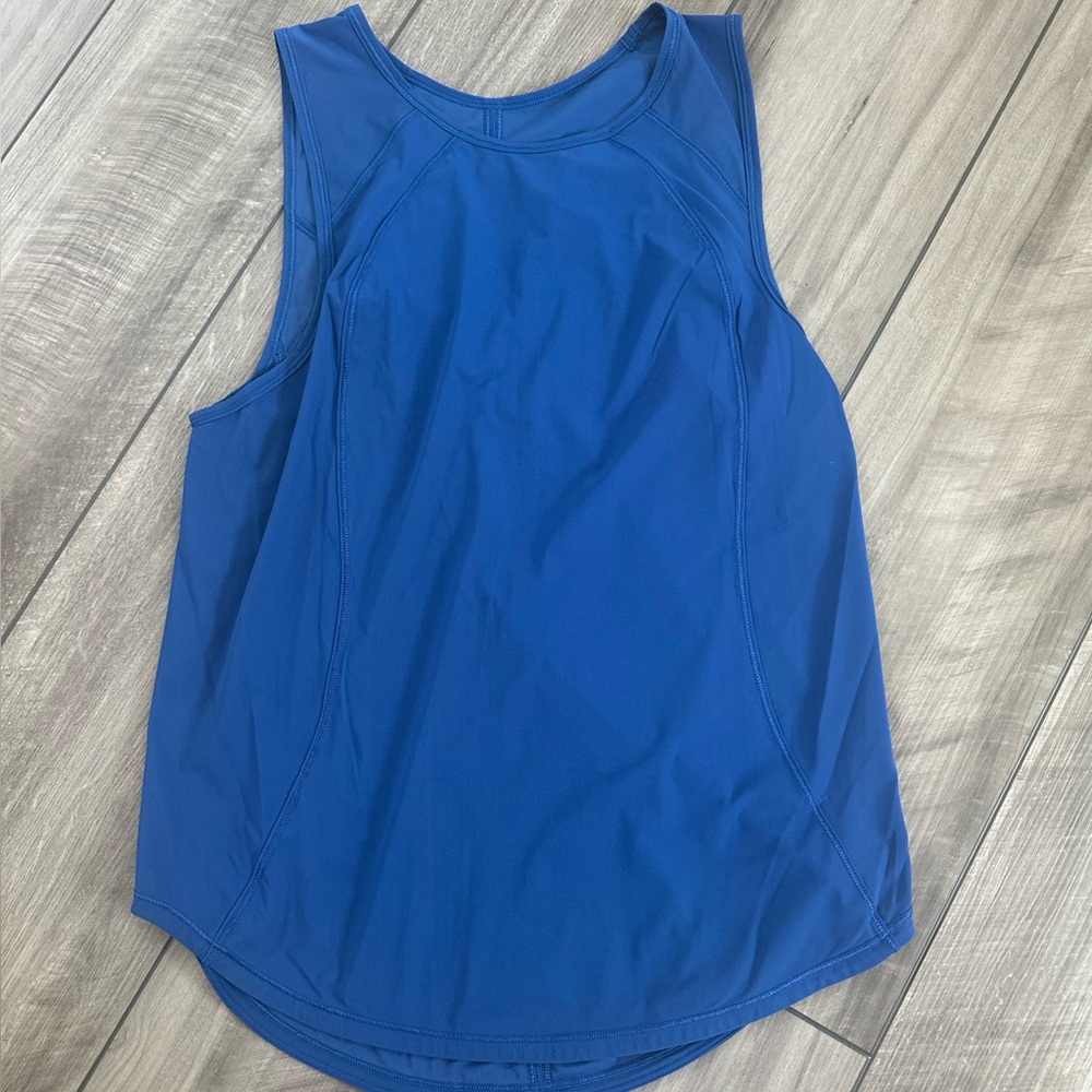 lululemon athletica Royal Blue sculpt tank